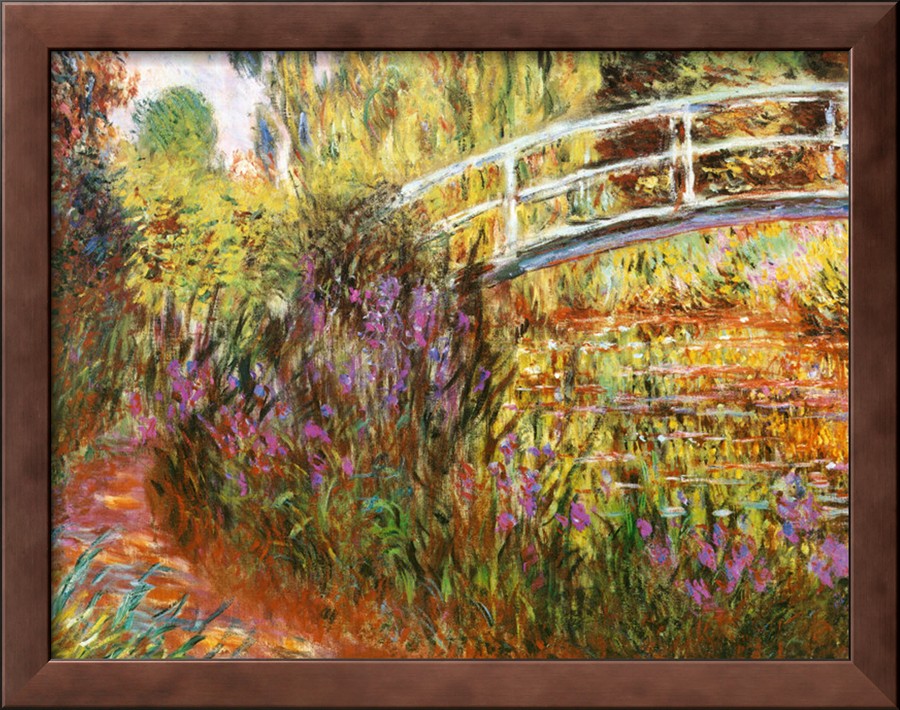 The Japanese Bridge-Claude Monet Painting